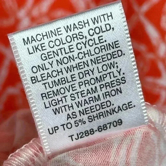 PENDLETON Women's Medium Orange Faux Wrap Print Long Sleeve Modal Cotton Knit - Picture 14 of 14